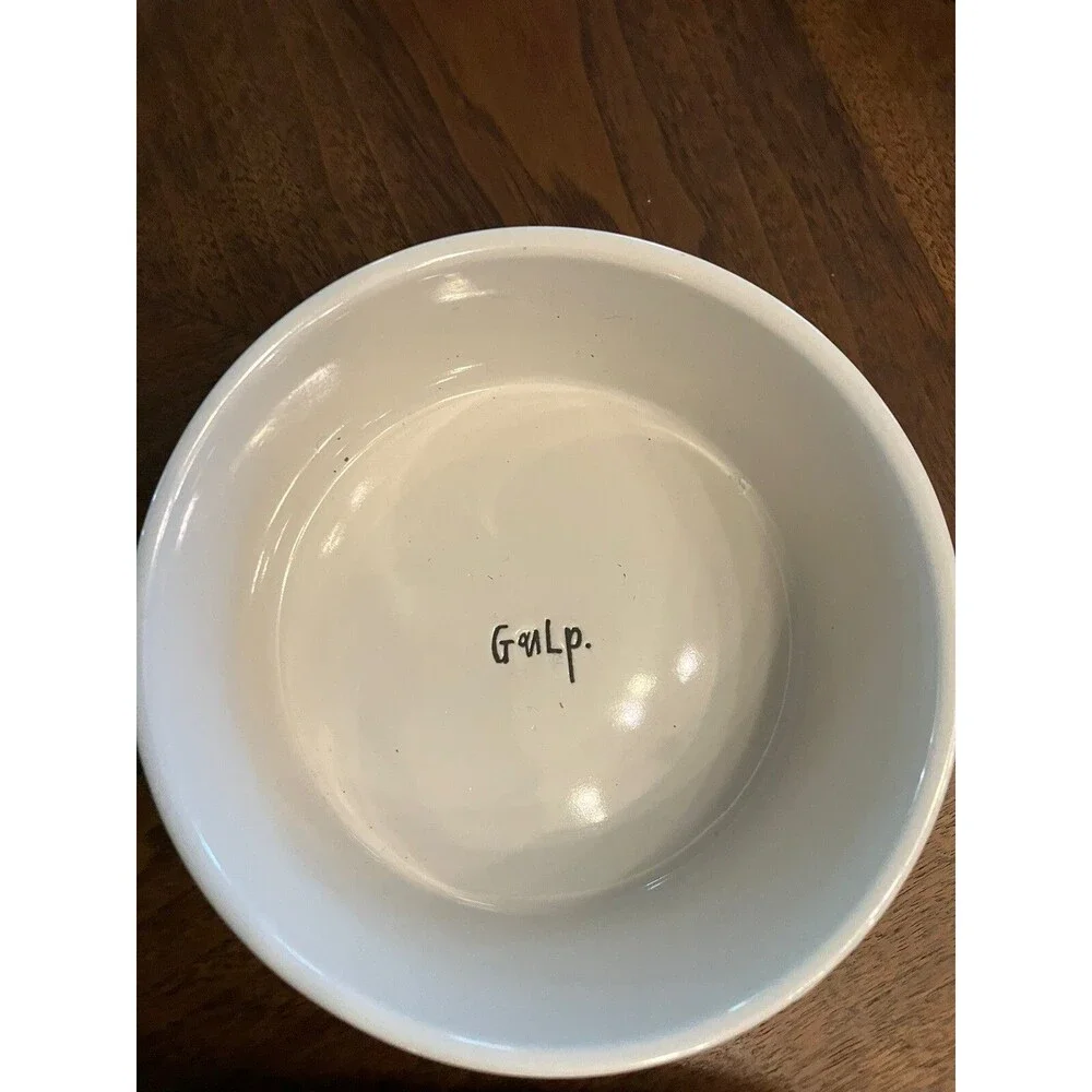 Rae Dunn Dog Dish Water Bowl Artisan Collection by Magenta 